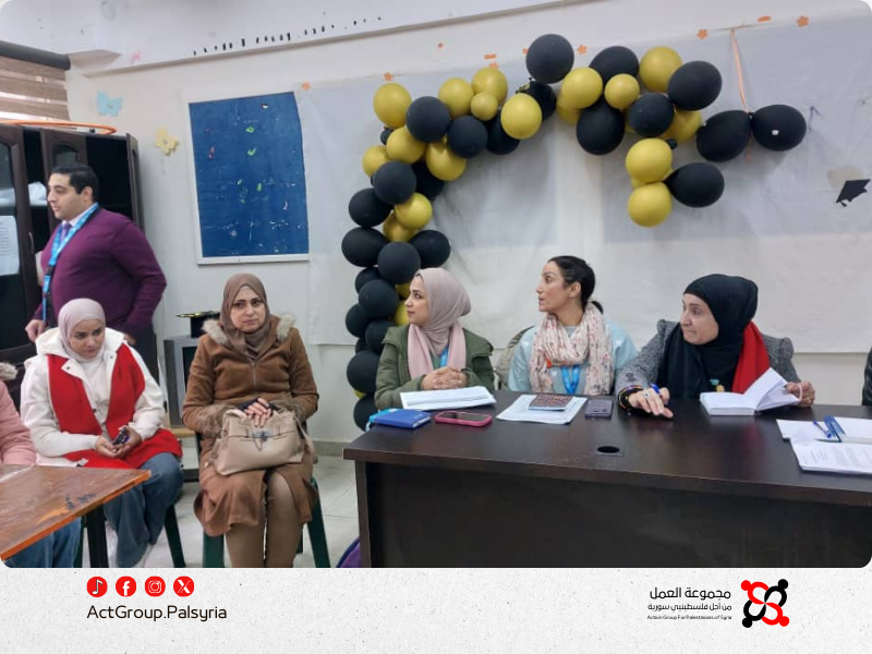 مخيم درعا. خطوات تمهيدية لإعادة تأهيل مدرسة عين كارم