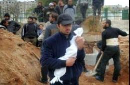 وفاة رضيع لنقص الرعاية الطبية في مخيم اليرموك المحاصر 