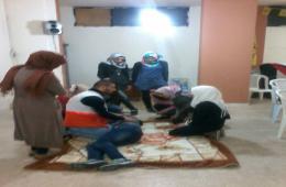 تخريج دورة في الاسعافات الأولية لفلسطينيي سورية بمنطقة وادي الزينة جنوب لبنان 