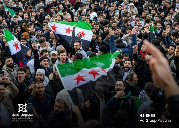 Press Release: The Action Group Calls for Supporting the Syrian People and Assisting Palestinians Who Have Suffered Greatly Due to the Regime